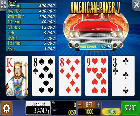 American poker slot machine gratis